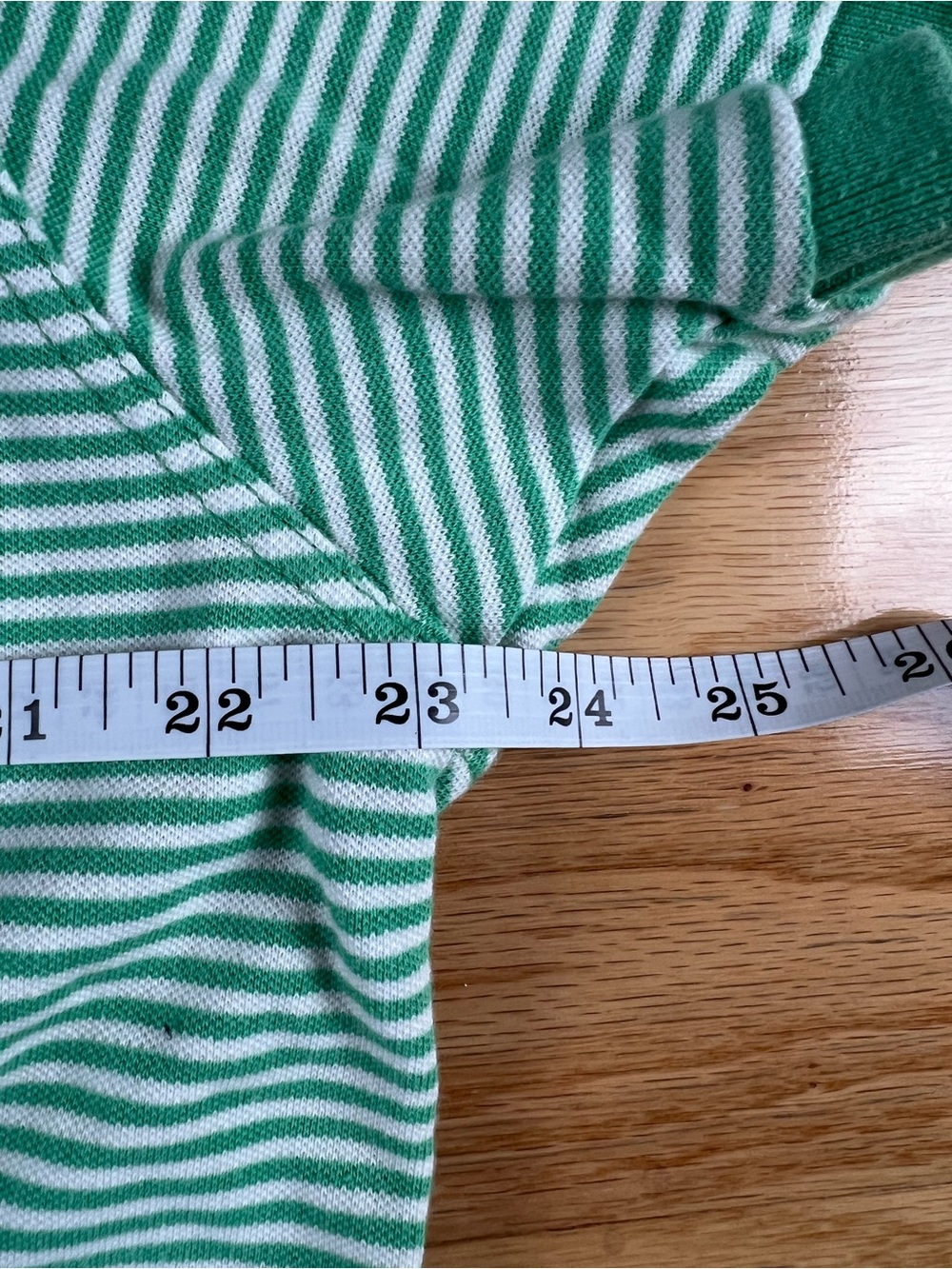 Southern Tide Green and White Striped “The Skipjack” Polo Shirt - Picture 4 of 7